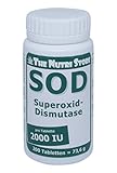 Superoxid-Dismutase (SOD) ist ein Enzym im Zellstoffwechsel, das die Superoxid-Anionen zu Wasserstoffperoxid umwandelt.