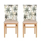 Ajustement parfait : les housses de chaise sont assez extensibles pour garantir qu'elles épousent votre chaise au bon endroit, que votre chaise soit une chaise de salle à manger standard ou une chaise de prêtre haut de gamme à dossier haut. En outre, la sangle inférieure est conçue pour attacher le pied de la chaise et d'autres positions, ce qui ne tombe pas facilement, pour garder la housse de chaise de salle à manger en sécurité tout en offrant une apparence propre et élégante.