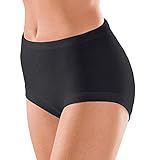 IMMER GRIFFBEREIT IM 5ER-PACK - Mit unserem praktischen 5er-Pack Damen Unterhosen bist du immer bestens ausgestattet. Verfügbar in den klassischen Farben Schwarz & Weiß, hast du immer einen frischen Damen Taillenslip Baumwolle parat.