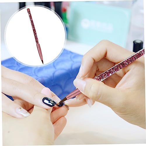 minkissy Caneta De Manicure Caneta De Unhas DIY Escova De Unhas Escova De Caneta De Unhas Escova De