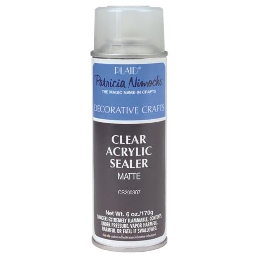 Plaid Clear Acrylic Sealer Aerosol Spray, 6 Ounce (Pack of 1), Matte