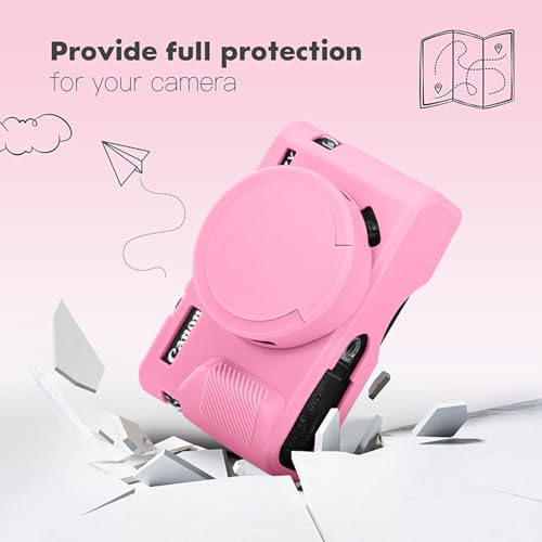 Funda protectora de silicona para Canon PowerShot G7 X Mark II miniatura 3