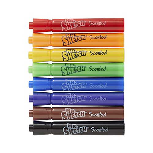 Image of Mr. Sketch Scented Markers,Assorted Colors,(Pack of 64)