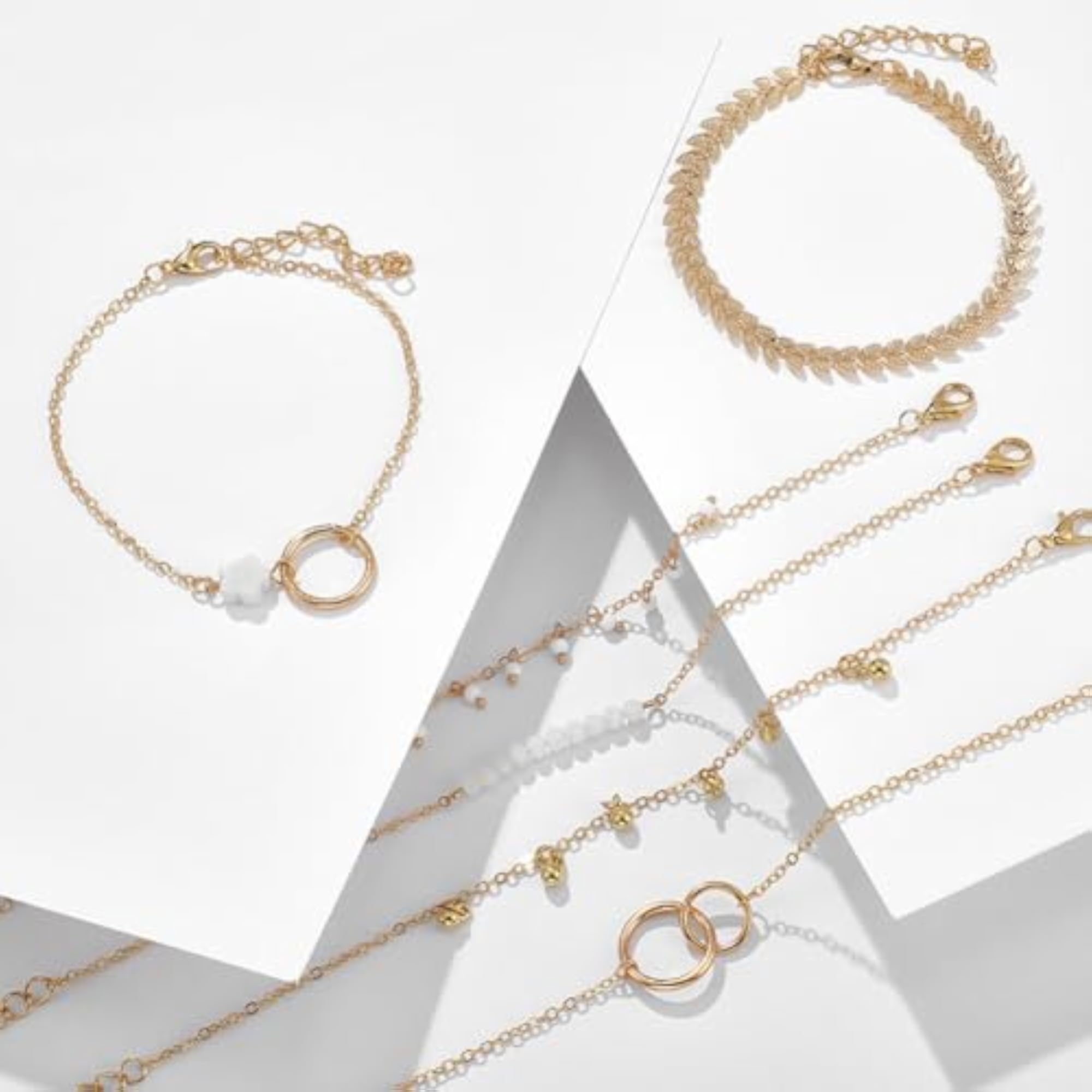 Multilayer Bangle Bracelet Set