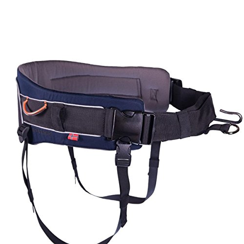 Trekking Belt von Nonstop, Laufgurt,Jogginggurt, Wandergurt für Hunde (S, Purple)