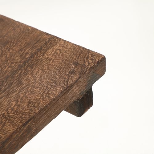 Evite encimeras mojadas con la bandeja elevadora de madera para baño 4