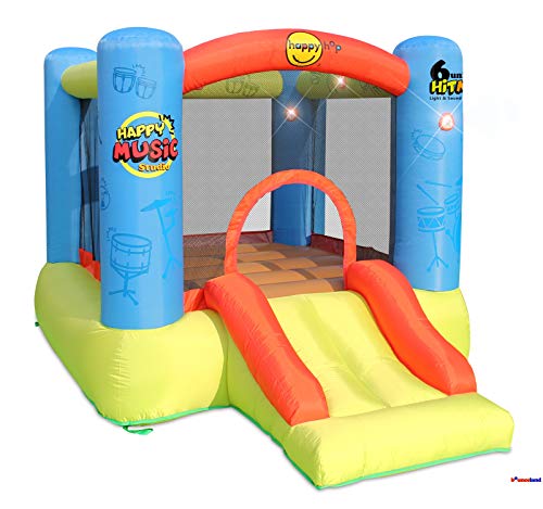 Music Studio Bounce House with Lights and Sound Interaction Inflatable Bouncer