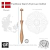 Bobbin Lace Bobbins Danish Style Sets of 12, 24, 50, Lacemaking Bobbins. 4.25 Inches Long. Crafted from Natural Hardwood. Bobbin Lace Online Lace Making Supplies Lace Makers Collection (12)