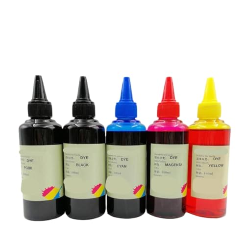 Tinta fotográfica de tinte de 100 ml para impresoras de sobremesa con un pack de 5 colores