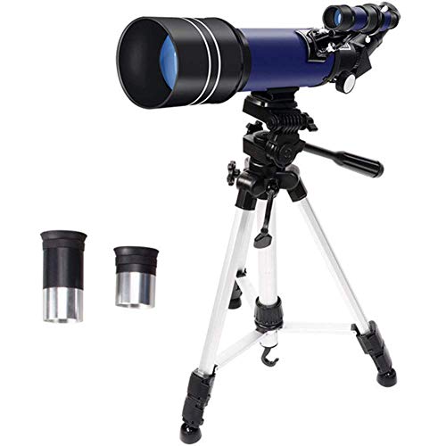 Telescopio portátil Hd para niñas y principiantes, refractor 400/70 mm