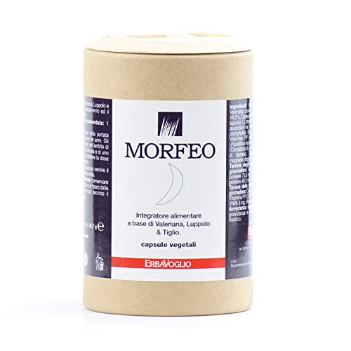 Integratore alimentare - Favorisce il rilassamento e il sonno- a base di Valeriana, Luppolo e Tiglio - 60 capsule