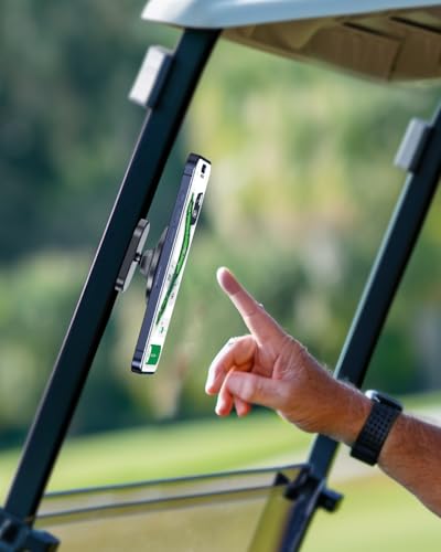 A2C Alloy Magnetic Golf Cart Phone Holder for MagSafe iPhone 16 Pro Max Plus 15 14 13 12 Mini Fits EZGO, Club Car, Yamaha, Icon, Golf Cart Accessories Gadgets Essentials Gift for Friends Men Women - Image 3