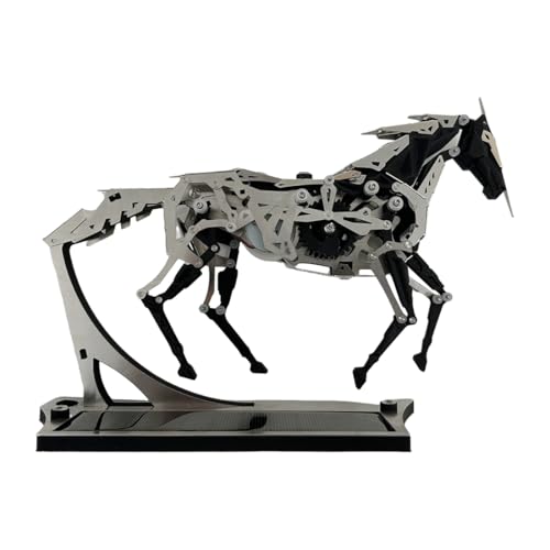 Puzzle de metal 3D Punkbuild, maqueta de caballo solar con 165 piezas exclusivas 3