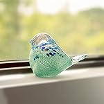 QFkris Big Handmade Glass Bird Figurines Blown Glass Bird Paper Weight Collectibles Art Animal Sculpture Home Table Ornament Decor - Image 5