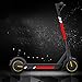 Hbaebdoo 2X Waterproof PVC Reflective for MAX G30 Kickscooter Foldable (White White Red)