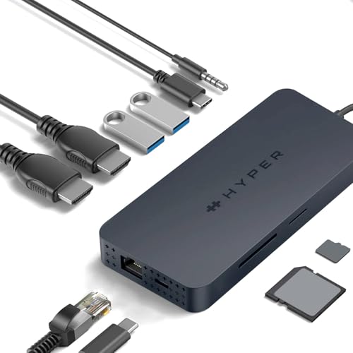 HyperDrive Next Dual 4K HDMI 10 Port USB-C ハブ For M1 M2 and M3 MacBooks HP-HDM1HBUGL 買取価格比較