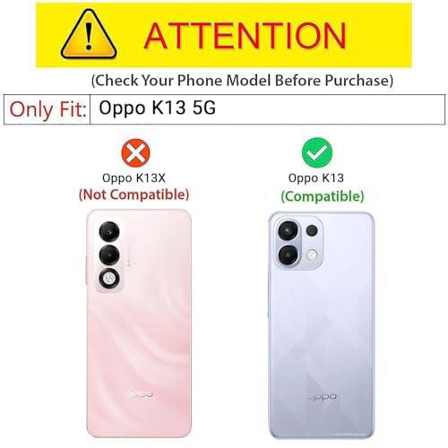 Image of Kapa Soft Full Fabric Protective Back Case Cover for Oppo K13 5G | Shockproof Slim Hard Anti Slip Back Case (Black)