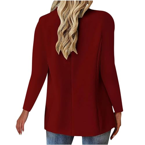 Blazers for Women Trendy Dressy Suit Jackets, Winter Bussiness Comfy Suit Clothes,Button Open Front Suit Tops3