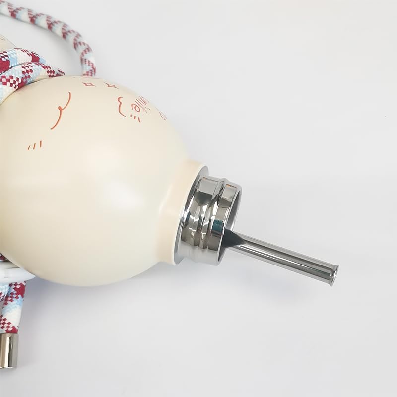 Cute Cartoon Gourd Water Bottle with Strap, 580ml Water Bottle, Portable Sport Stylish Look Cup, 316 Stainless Steel for Hot & Cold Drinks for Office Outdoor Travel for Friends and Family (Pink) - Image 8