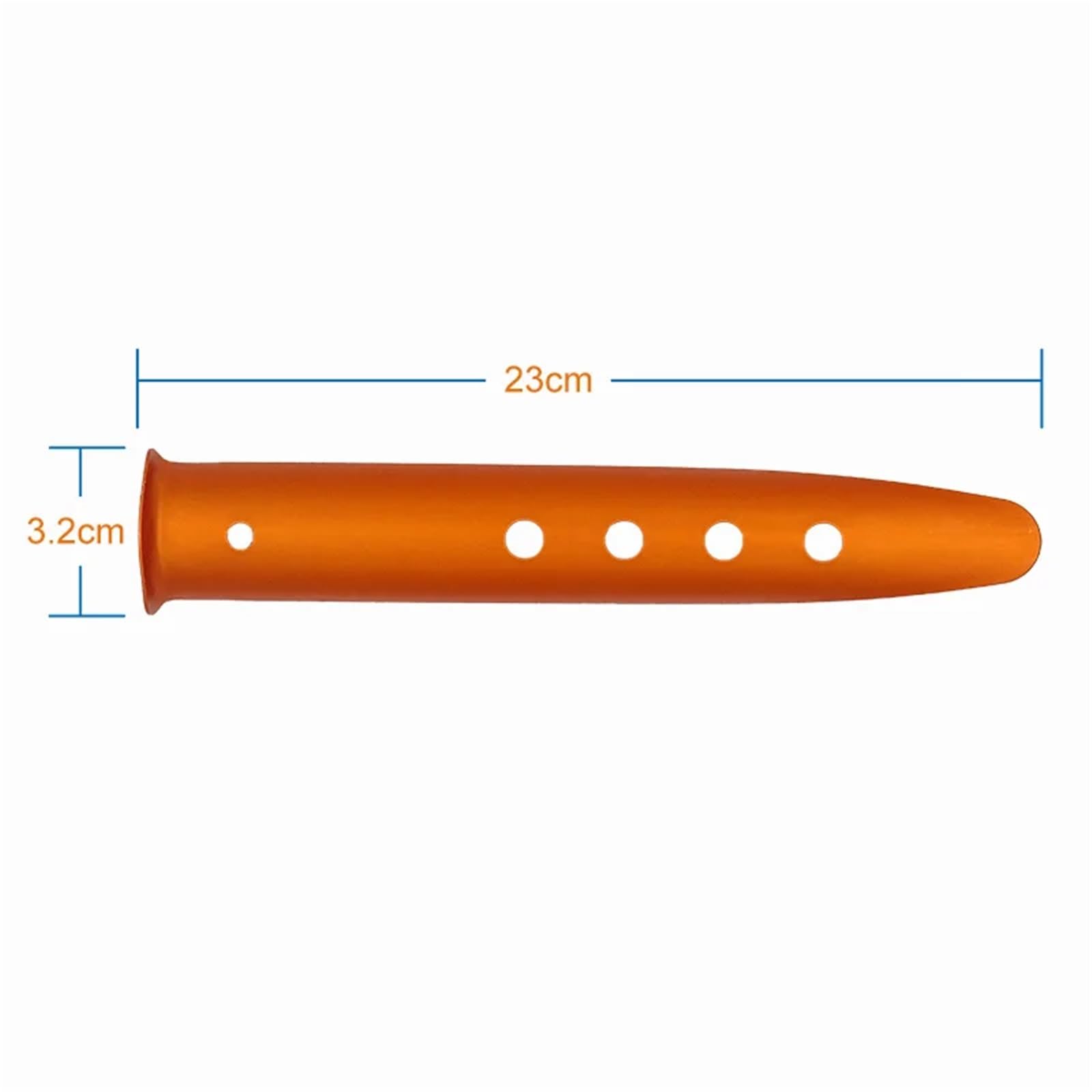 Metallische Bodennägel, 2 4 6 Stück Camping-Zelt-Heringe, U-förmige Heringe for Outdoor-Strand, Schnee, Sand, Aluminium-Zeltzubehör, 23 cm, Legierung, Sand-Erdnägel(Red,6pcs)
