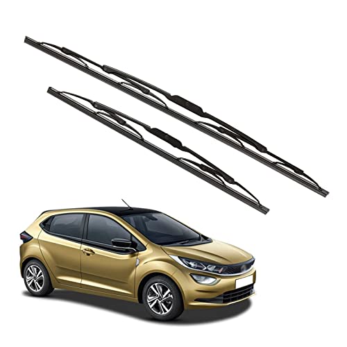 Image of Kylo Windshield Wiper for Tata Altroz /Conventional and Traditional Metal Type Windshield Water Repellency Scratch Proof Metal Wiper Blades Suitable for Tata Altroz(Driver Side 24 inch, Passenger Side 16 inch)