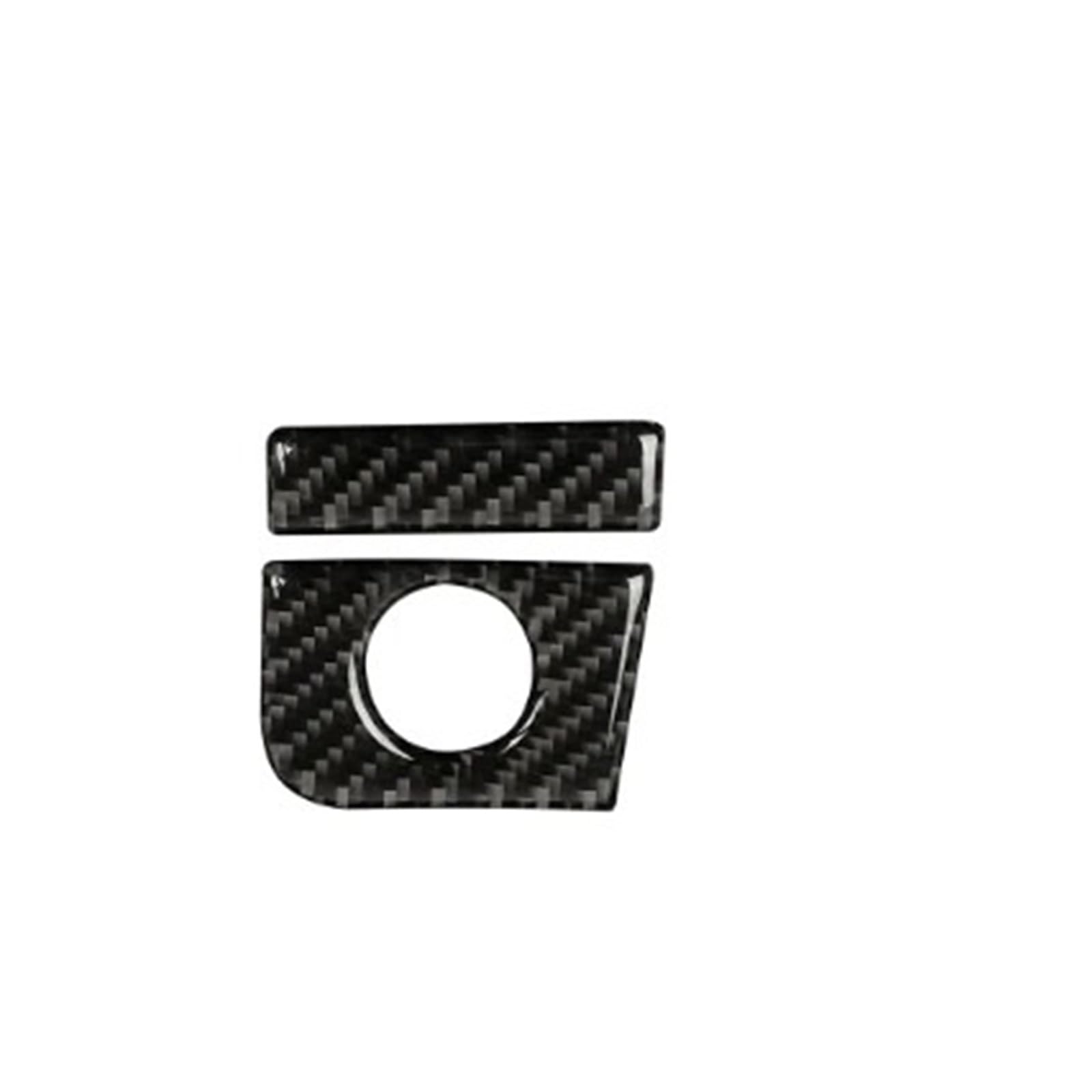Car Interior Moulding Trim for Mustang GT 2015-2021 Interior Car Co-Pilot Storage Box Switch Panel Cover Trim Stickers Interior Accessories(Black(RHD))
