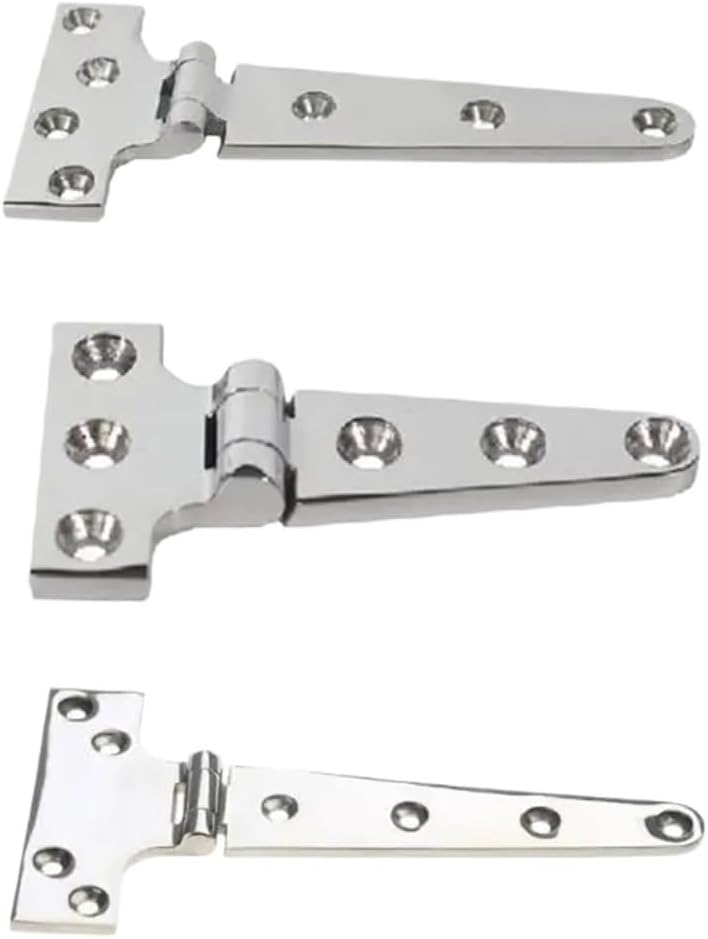 Marine Hinges 10Pcs Rustproof Hinge for Marine Yacht Thickened Stainless Steel Casting Cabinet Drawer Glass Door Hinge for Boats, Cabinet