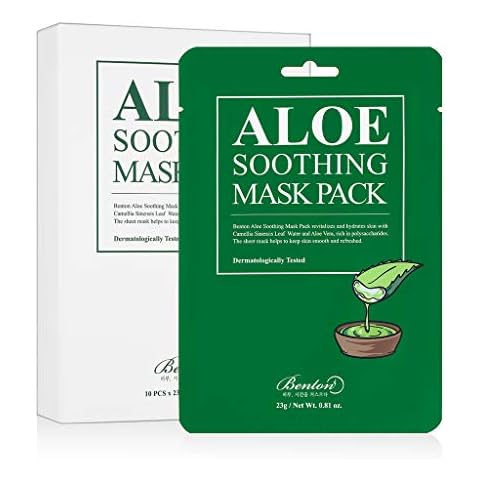 BENTON Paquete de Mascarilla Calmante de Aloe 23g - Pack de 10 Cover