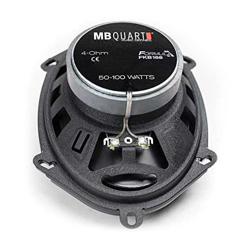 Mb Quart FKB168 Formula Car Speakers (Black, Pair) – 5X7-6X8 Inch Coaxial Speakers thumb #2