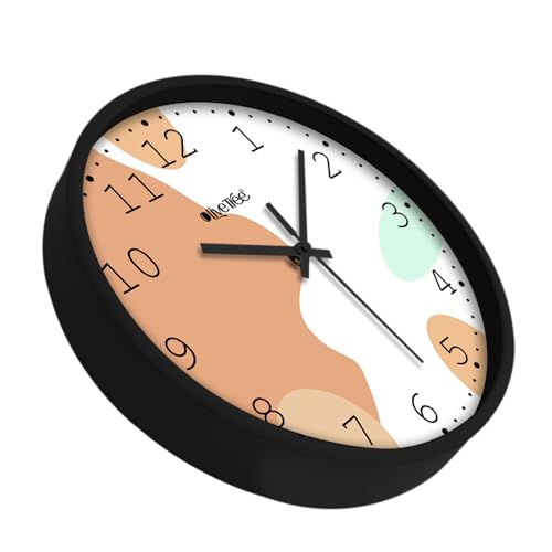 Image of Olive Tree Wall Clock 12 inch Silent Quartz Decorative Multicoloured Wall Clock Non-Ticking Classic Clock Battery Operated Round Easy to Read for Room /Home /Kitchen /Bedroom /Office /School - 9048