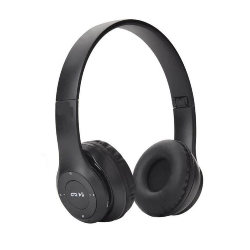 iCall Latest P47 Wireless iC-04 Headphone with Mic & SD Card Slot Bluetooth Headset-image-28