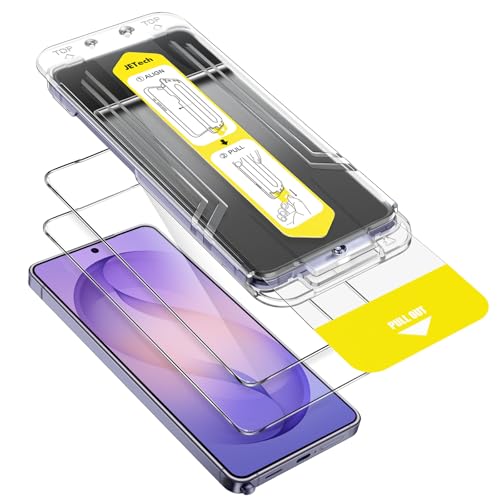 JETech Protector Pantalla para Samsung Galaxy S26 Ultra, Kit Instalación Fácil en 10 Segundos con Bandeja Alineación Solo Paso, Cristal Vidrio Templado 9H, HD Claro, 2 Unidades