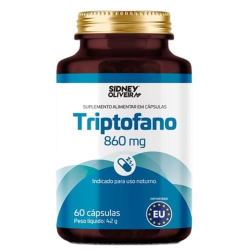 Sidney Oliveira Triptofano 860mg 60 Cápsulas Importado UE
