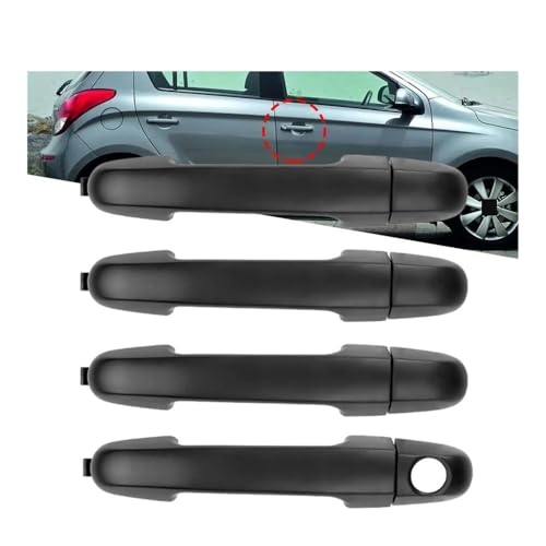 Poignées noires gauche droite pour I20 PB 2009-2015 poignée de porte extérieure avant