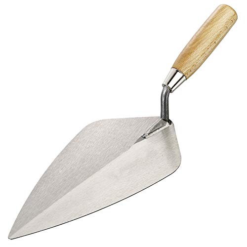 R.S.T. London Pattern Brick Trowel, 11in Wooden Handle
