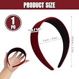 Zoom IMG-1 cerchietto per capelli rosso vinaccia Zoom IMG-1 cerchietto per capelli rosso vinaccia