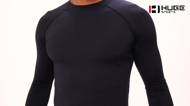 HUGE SPORTS Mens Thermal Base Layer Top Winter Moisture Wicking