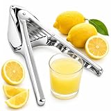 Durable Stainless Steel Manual Lemon Juicer, Handheld Citrus Squeezer for Efficient Juice Extraction from Lemon, Lime & Orange