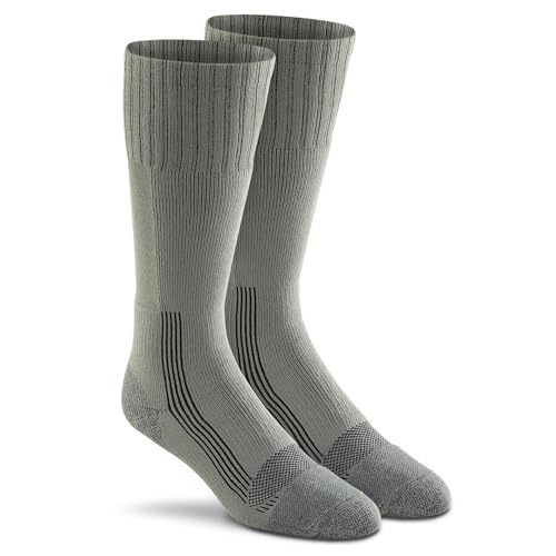 Fox River Military Tactical Boot Socks | Medium Weight | Mid-Calf | Wick Dry | Quick Dry Fibers | Shock Absorption and Memory Knit Construction | Army Colors | Foliage Green | X-Large