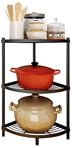 ROYAL POLARFoldable Storage Shelf Unit with Wheel Kitchen Study Office Bedroom Storage Rack Storage Box Garage and Laundry Bathroom Tool Organization (3 Tie)