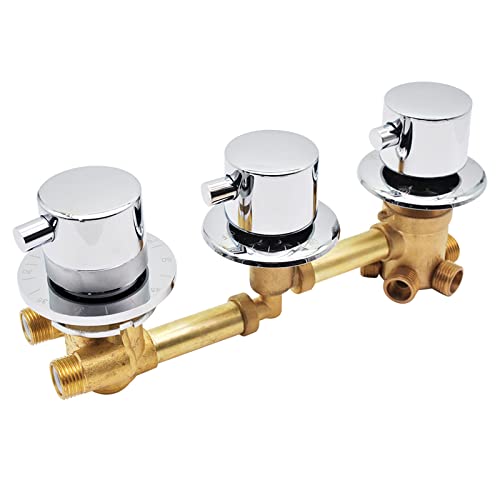 Mitigeur thermostatique de douche multi-voies à contrôle de température