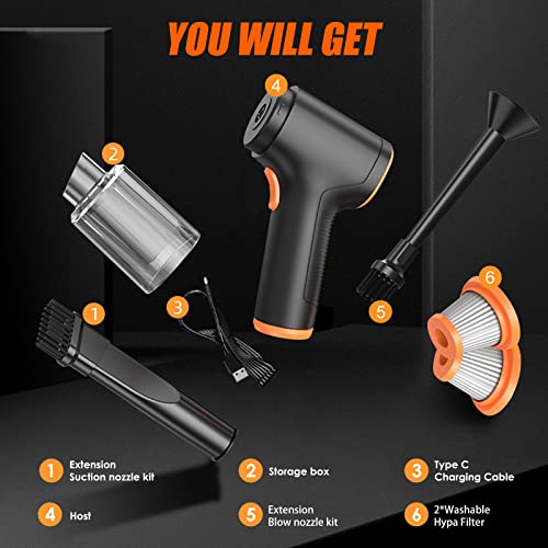 Jahy2Tech Powerful Vacuum Bug Catcher,Spider And Insect Traps Catcher Rechargeable Vacuum Pest Control Handheld Bug Sucker Vacuum Cordless With Brush Head For Stink Bug,Ant,Beetle Pest Suction Trap #TOP6