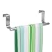 iDesign Forma Metal Over the Cabinet Dish and Hand Towel Bar Holder for Kitchen, Bathroom, 2.5" x 9.25" x 2.5", Polished Stainless Steel