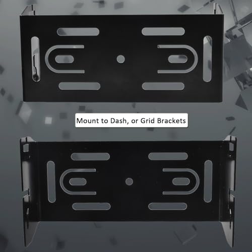 HYS Suporte de base de grade de rádio FM CB móvel com esfera de montagem de 25 mm (1 polegadas), sup