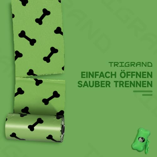 Kotbeutel Für Hunde, 450 Hundekotbeutel - 30 Rollen (15 Beutel pro Rolle), Extra Dicke, Hundekotbeutel Biologisch Abbaubar, Auslaufsicheren Hundebeuteln Mit Spender Für Spaziergänge Im Freien