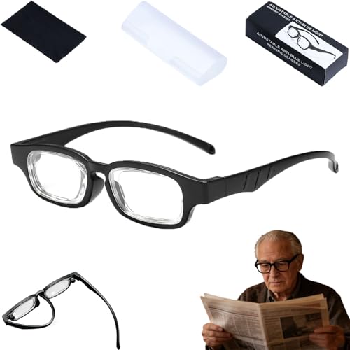 Zoometra Adjustable Eye Glasses for Women Men, Auto Focus Glasses Self Adjusting, Anti Blue Light Multi Point Eyeglasses (1)