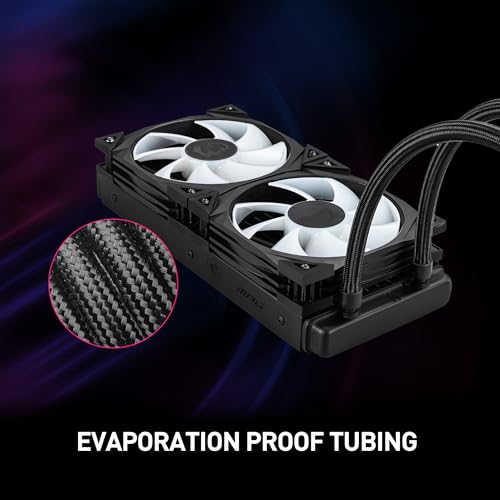 Image of MSI MPG CoreLiquid D240 ARGB CPU Liquid Cooler - 2.4 inch IPS LCD Screen - 240mm Radiator - Double 120mm ARGB PWM Fans - LGA 1700 /1851 / AM5 /AM4 Compatible