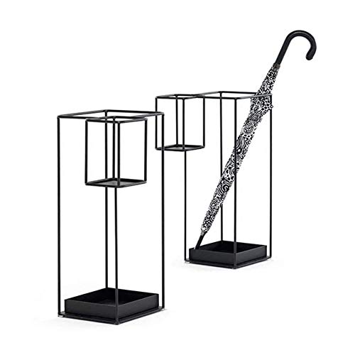 Juego de 2 bastidores de paraguas de metal para decoración de interiores y oficina