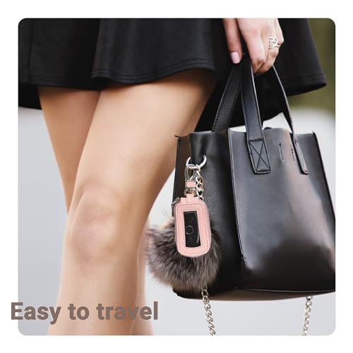Image of Yuoyar Premium Leather Key Fob Case - Universal Car Key Holder