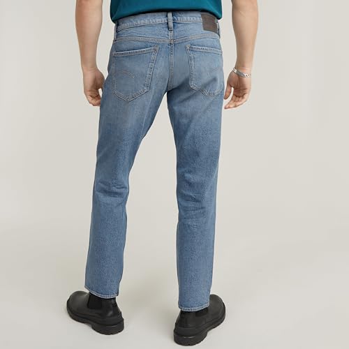 G-Star Herren Mosa Straight Jeans Jeans, Blau (Sun Faded Highcloud Restored D23692-d775-g726), 26W / 30L – Ansicht 2